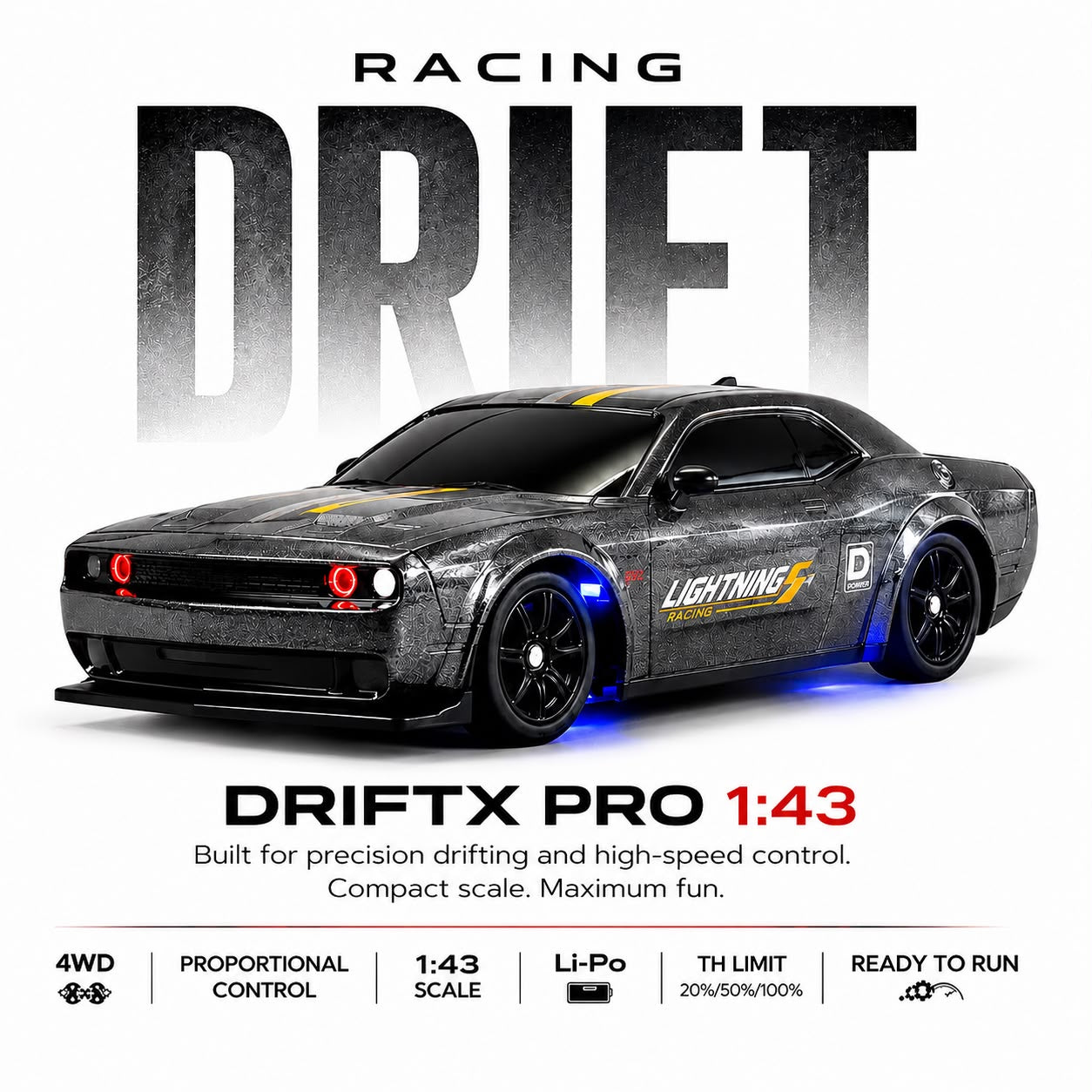 DriftX Pro 1:43 RC Car